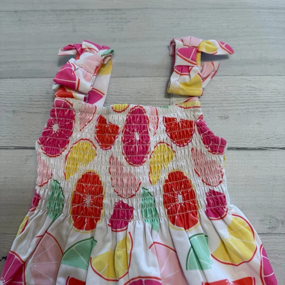 Gymboree baby girl lemon dress 6-12 months‎ NEW